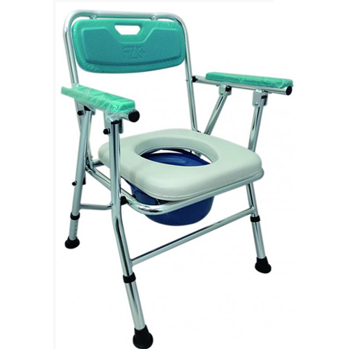 FZK4527鋁收合收納式便盆椅(無輪)