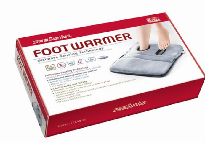 三樂事造型款足溫器(灰色)