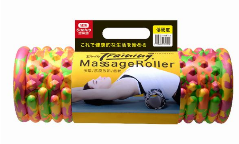 舒筋膜滾輪_低硬度(迷彩黃)