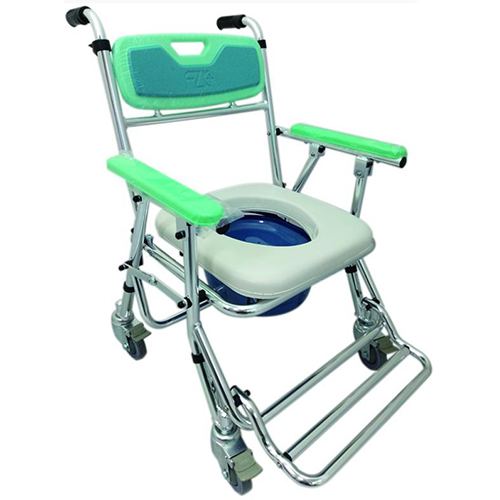 FZK4542附輪收合便盆椅
