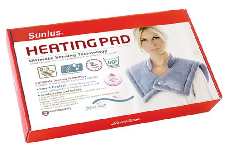 三樂事暖暖頸肩雙用熱敷柔毛墊