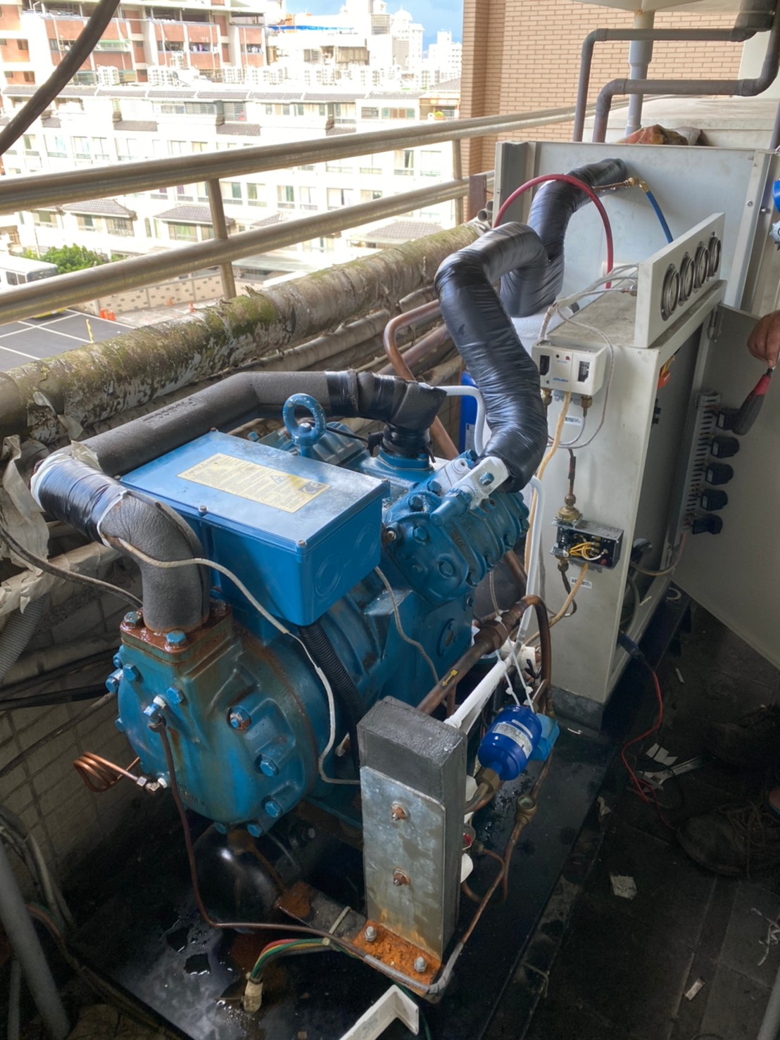 雙段壓縮機整理維修