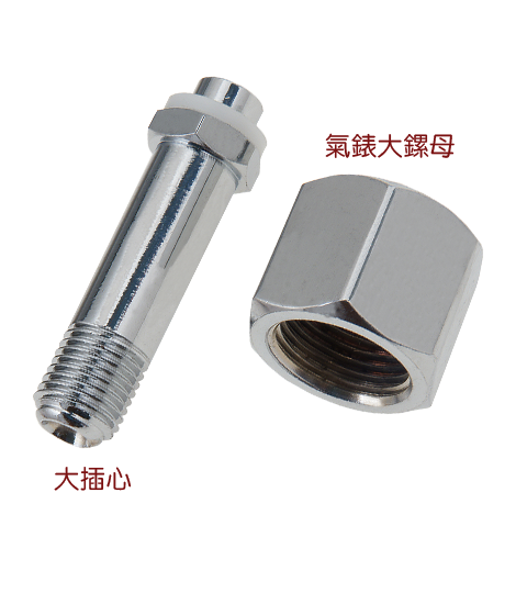 大插心/氣體大鏍母