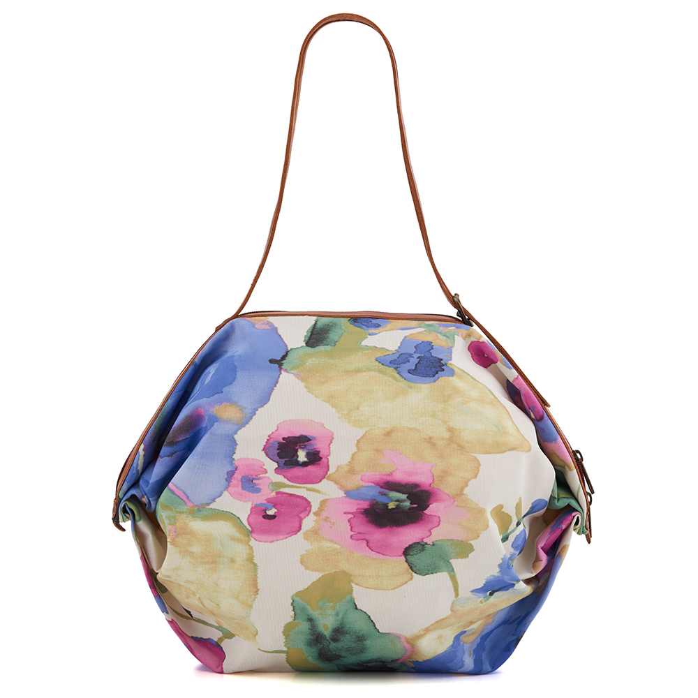 經典款-水彩花卉藍-規格：S