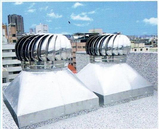 屋頂免動力通風器安裝