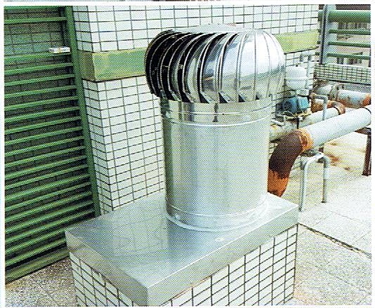 屋頂免動力通風器安裝