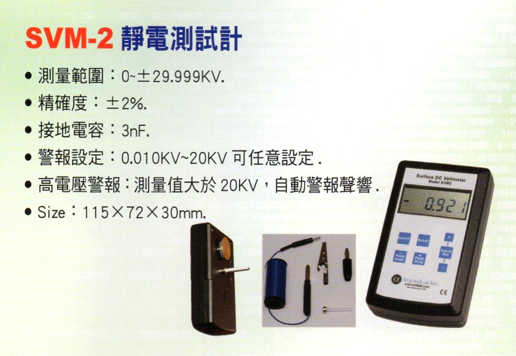 SVM-2靜電測試計