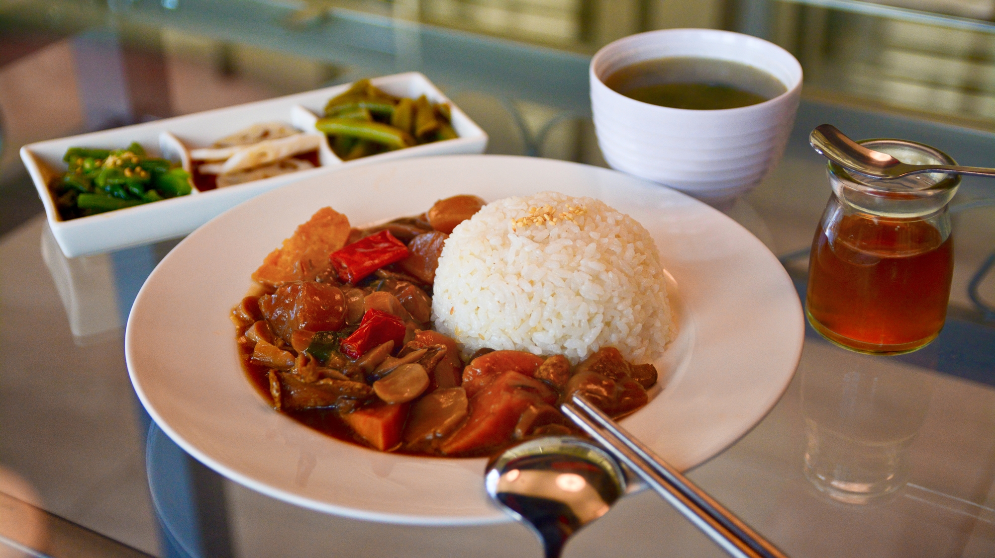 三杯燴杏鮑菇飯