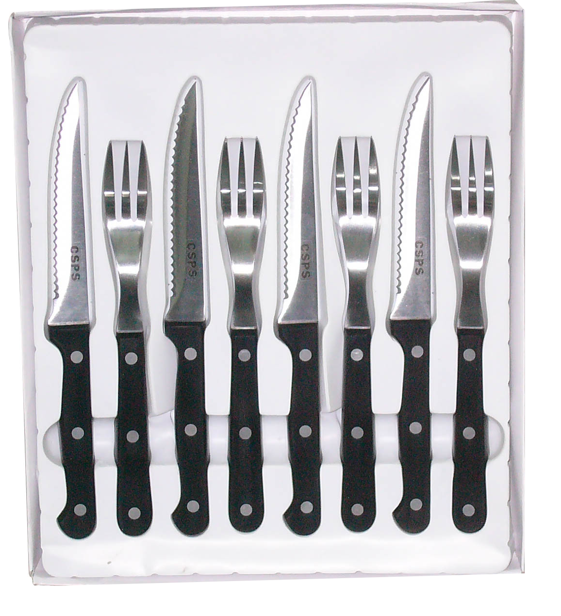 刀類-M2015005-四刀四叉塑膠柄