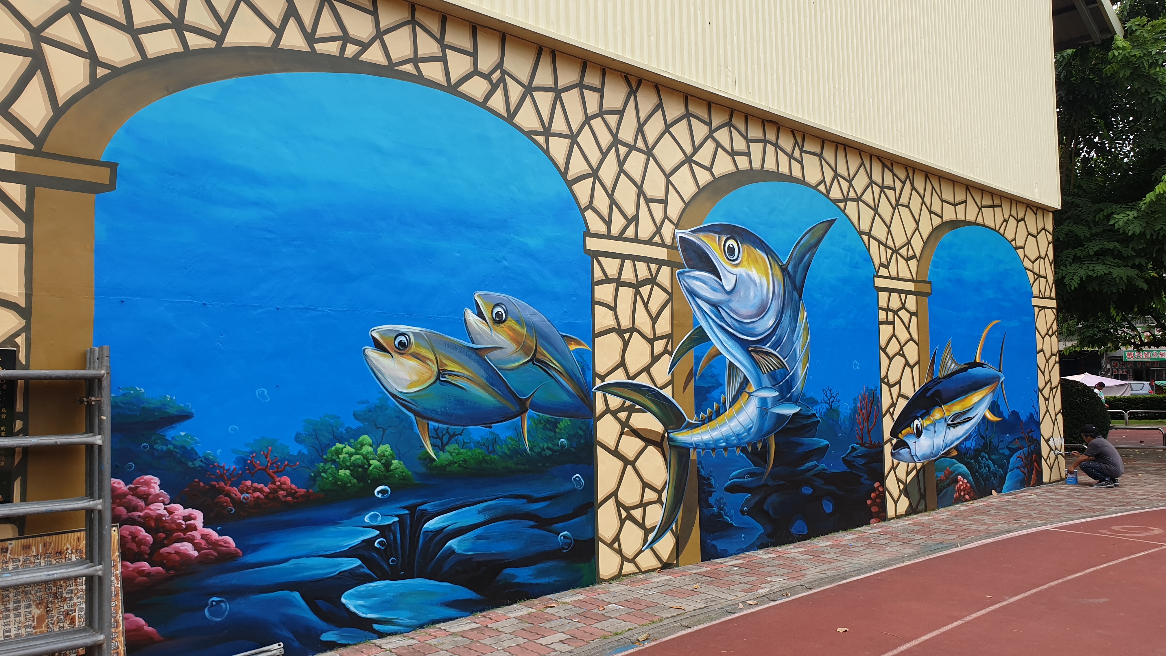 萬丹國小牆壁彩繪