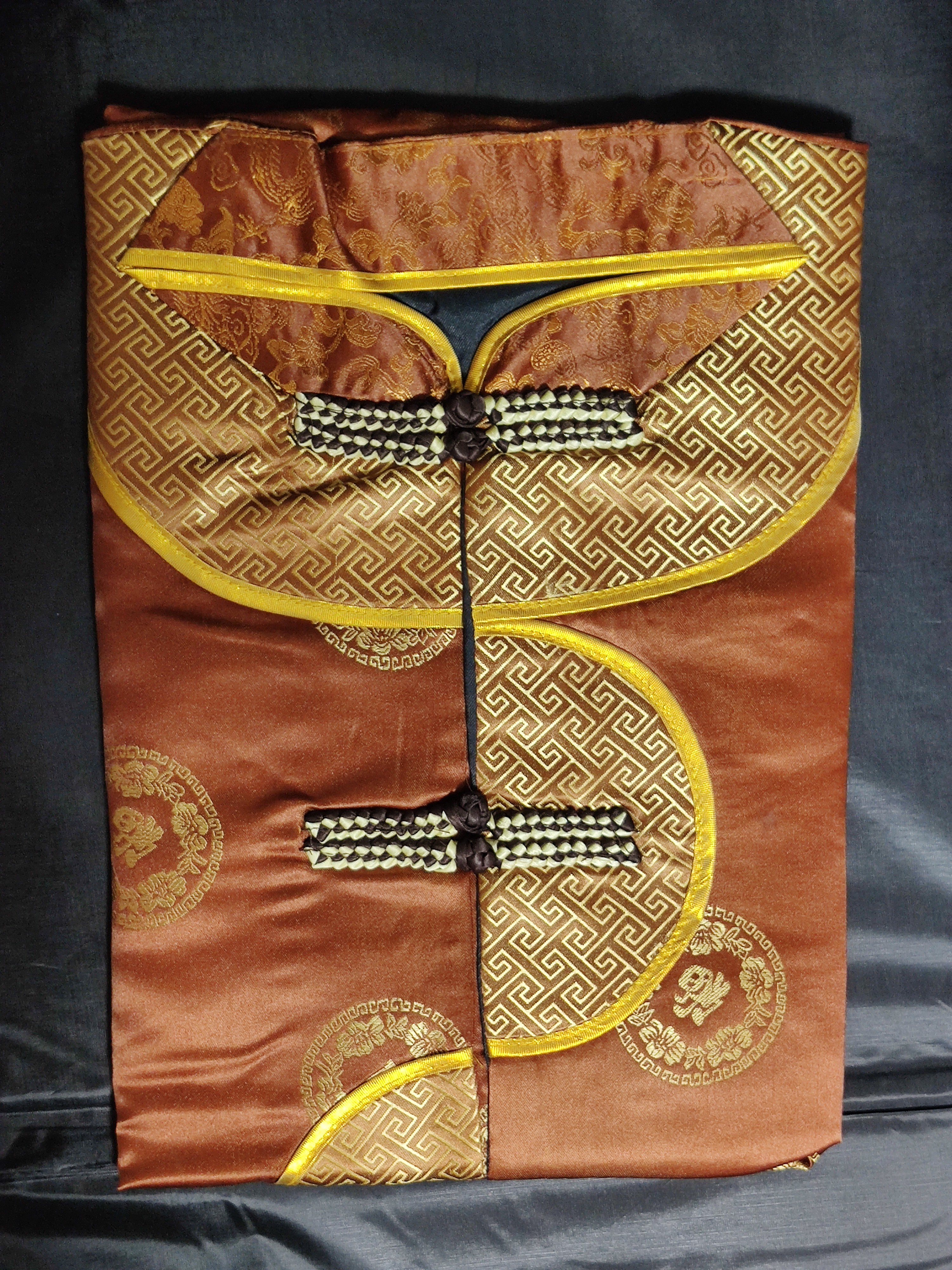 男新五彩緞壽衣