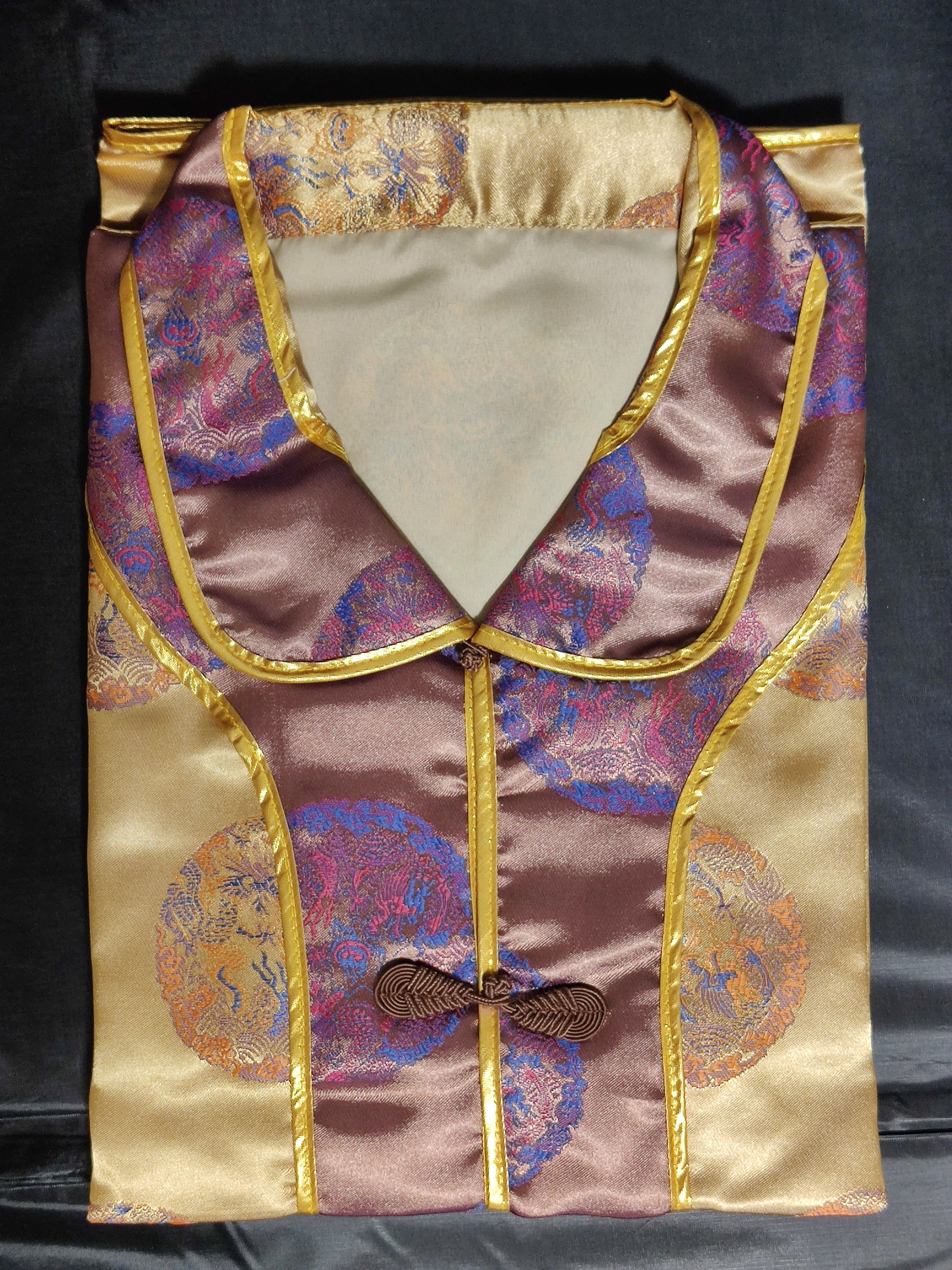 男新五彩緞壽衣