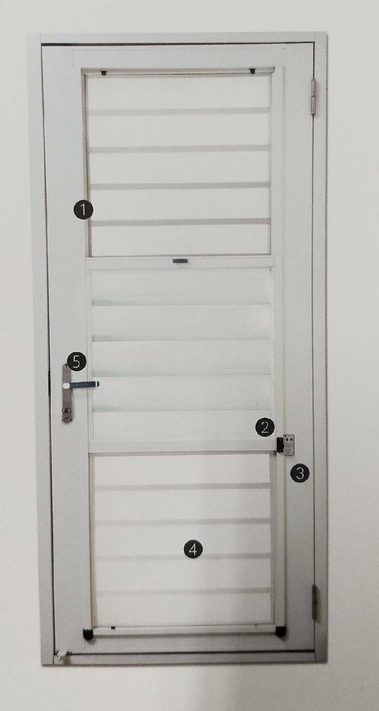 鋁合金通風百葉門