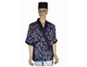 A259日本服-藍三色梅花配藍門襟(不含帽)