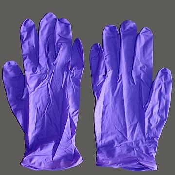 無粉橡膠手套(藍)(100入/盒)