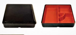 HC02日式定食盒【金蔥】21.2*21.2*5.6cm