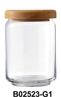 B02523-G1木蓋儲物罐(中)