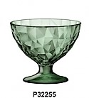 聖代冰淇淋杯-P32255鑽石冰淇淋杯(綠)