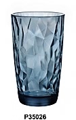 平底杯-義大利系列-P35026鑽石飲料杯(藍)470cc