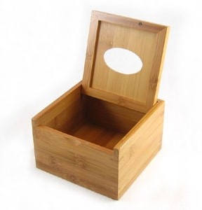 J52竹製紙巾盒(大)