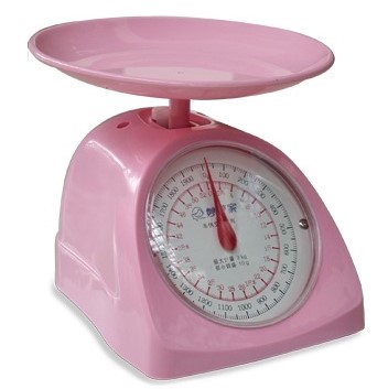 002KC料理秤2KG(粉紅)