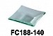 Naturar經典窯燒玻璃-FC188-140四方碟14cm