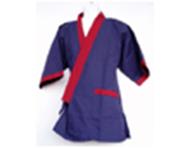 日本服-藍配紅門襟