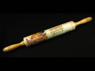 8902實木雙柄活動麵粉棍