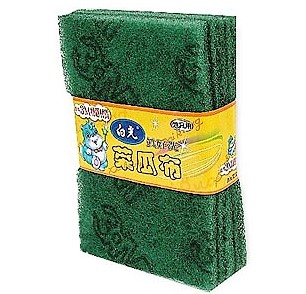 白光大綠菜瓜布(3入)