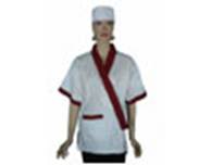 A202日本服-白配暗紅門襟(不含帽)