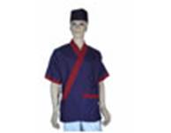 A203日本服-藍配暗紅門襟(不含帽)