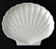 扇形貝殼盤P7083