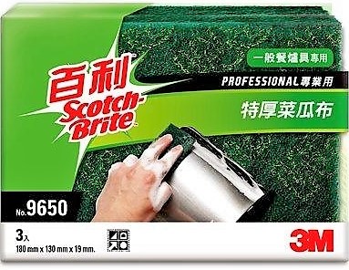 3M綠勇士厚菜瓜布(3入／包)