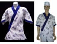 A205日本服-竹花配藍門襟(不含帽)