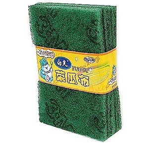 白光小綠菜瓜布(5入)