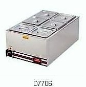 77型電熱快餐保溫湯爐(方型)6格