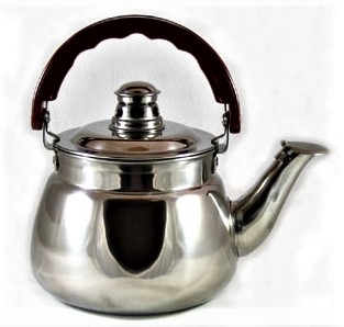 白鐵笛音茶壺14L