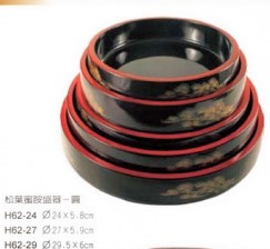 H62-27松葉壽司桶-圓27*5.9cm