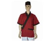 A260日本服-暗紅配黑門襟(不含帽)