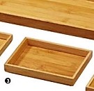 M29可疊式竹托盤(長方盤)小16.5*12.5/2.4cm