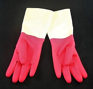 康乃馨雙色手套7.5吋(1雙入) 