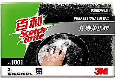 3M焦碳菜瓜布(3入／包)