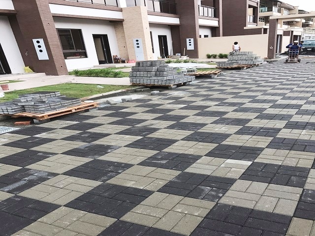 人行道磚-平板磚