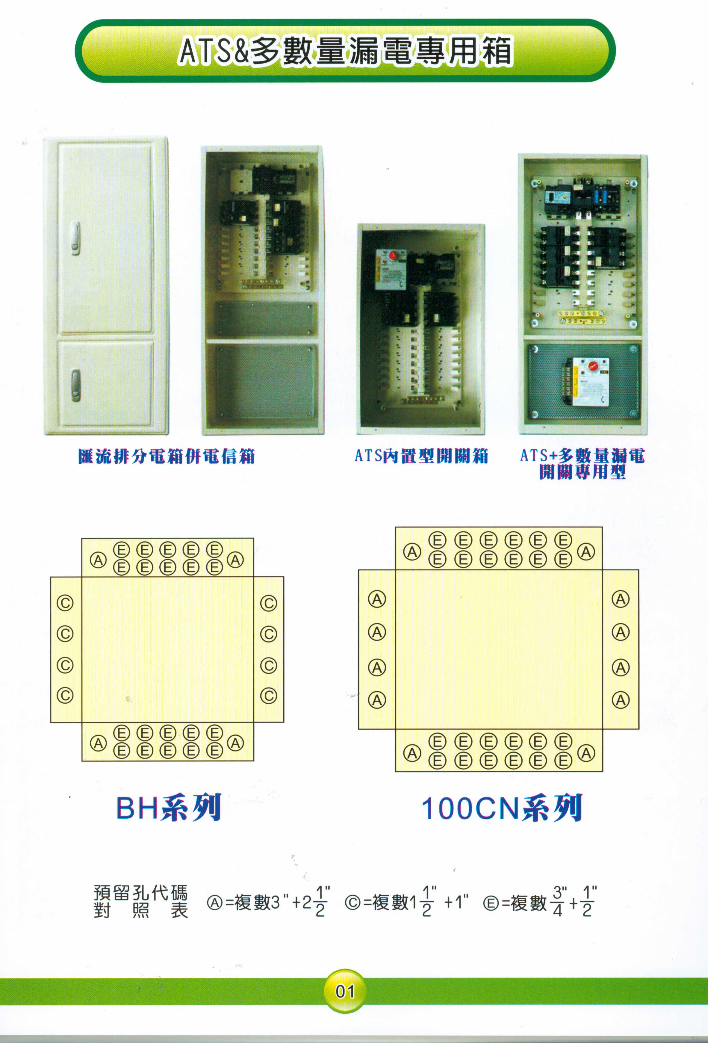 ATS&amp;多數量漏電專用箱