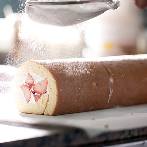 輕盈健康的果泥，蛋糕內餡吃的到！