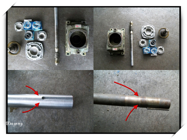 攪拌用蝸輪減速機