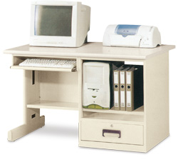 直立式鋼製電腦桌