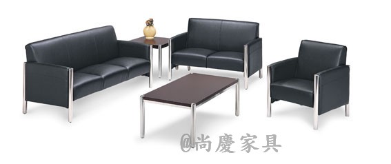 SCS-586黑皮沙發組