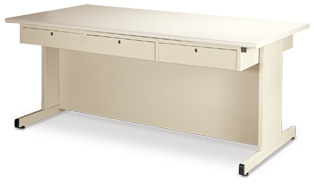 鋼製905面業務桌