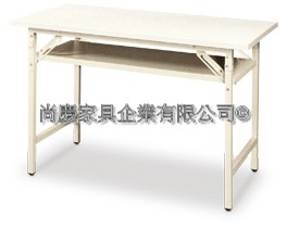 PU白面折合式會議桌2*5